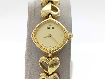 SEIKO 1E20-5280 766311 Quartz Gold Women's Watch