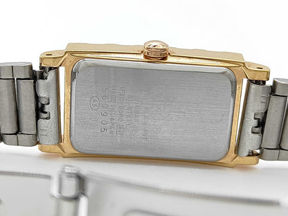 SEIKO Lucia 1F20-0BR0 560905 Quartz Diamond Bezel Women's Watch