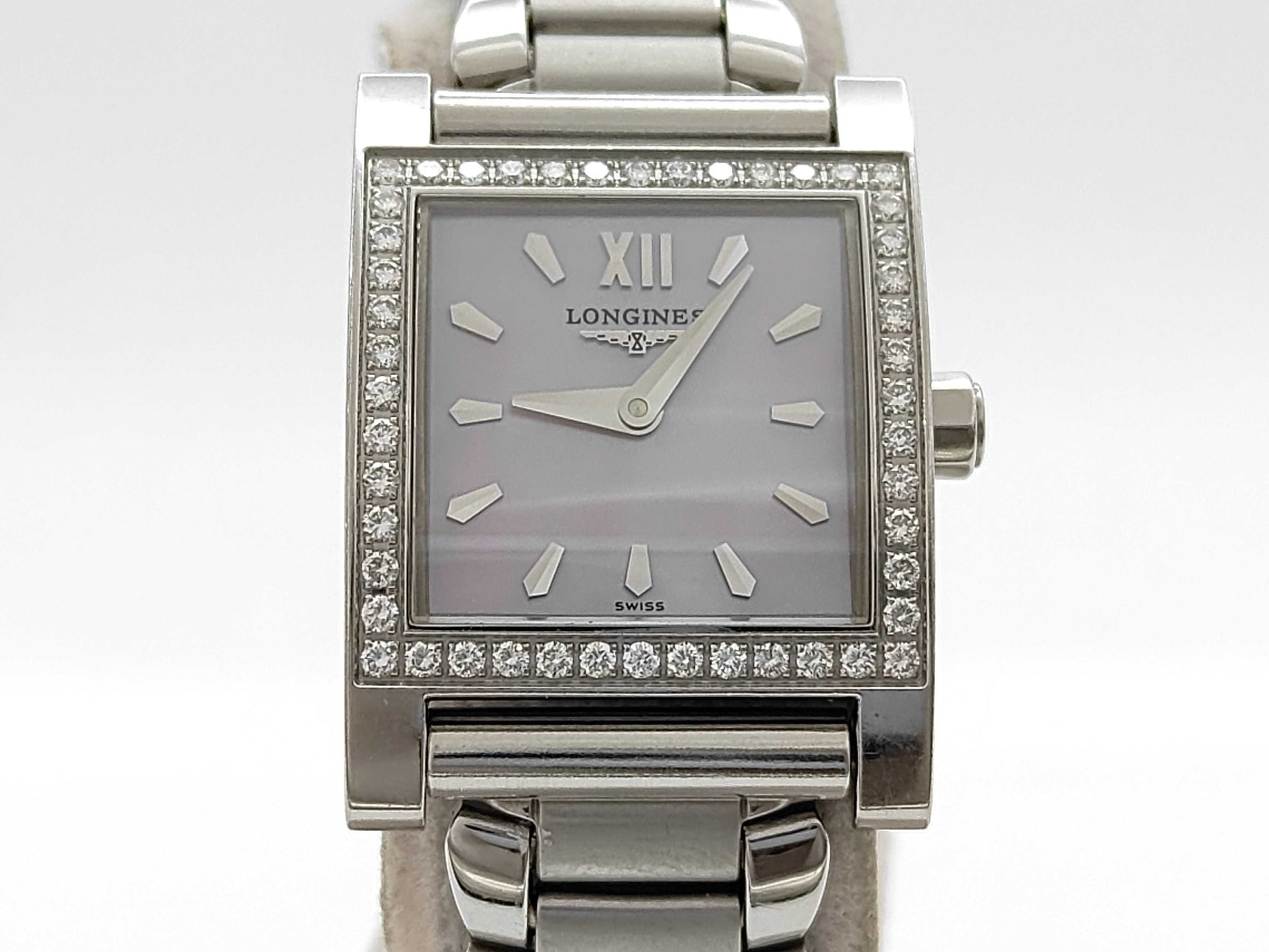 LONGINES DolceVita Pink Shell Diamond Bezel L5.166.0 30781180 Quartz Women's Watch