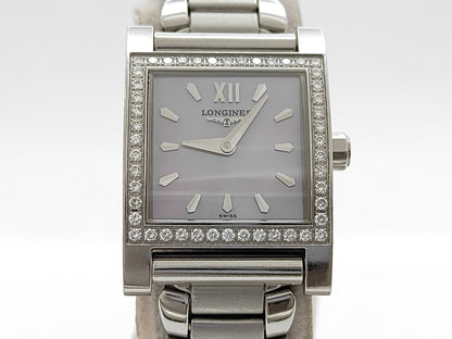 LONGINES DolceVita Pink Shell Diamond Bezel L5.166.0 30781180 Quartz Women's Watch