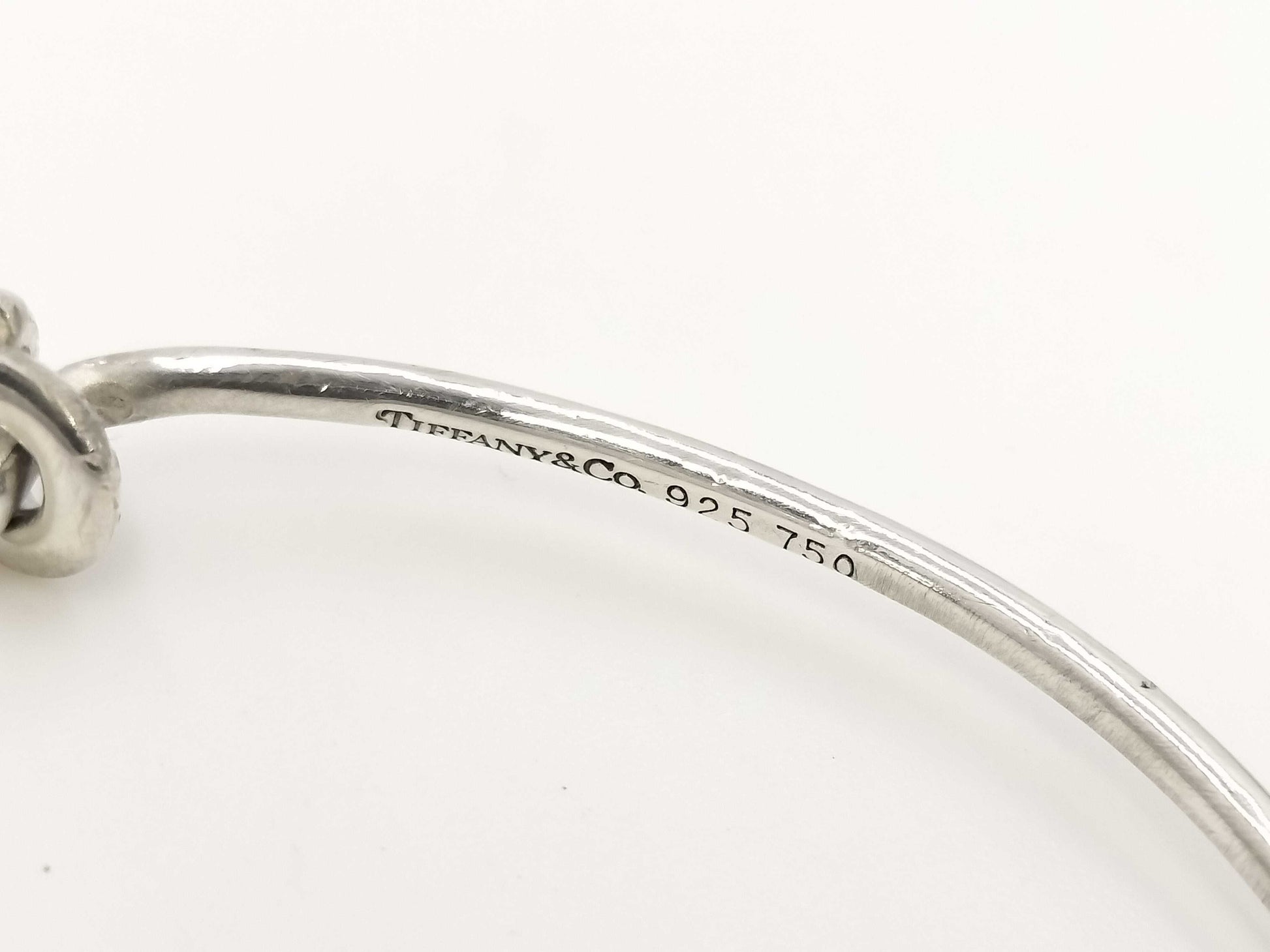 Tiffany & Co. Tiffany Bangle Love Knot 925 750 Combination Bracelet/Bangle