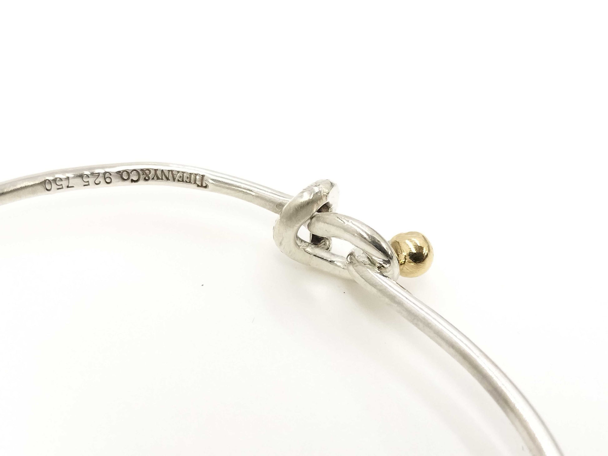 Tiffany & Co. Tiffany Bangle Love Knot 925 750 Combination Bracelet/Bangle