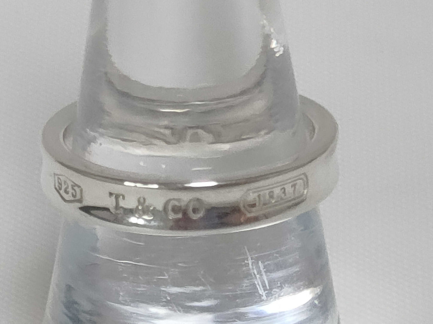 Tiffany & Co. 1837 Narrow Slim 925 Silver Ring