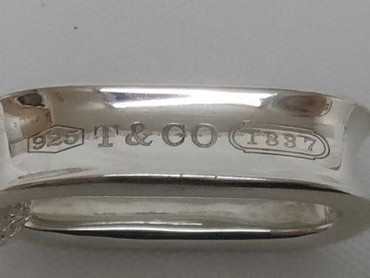 Tiffany & Co. 1837 Narrow Oval Loop 925 Silver Necklace