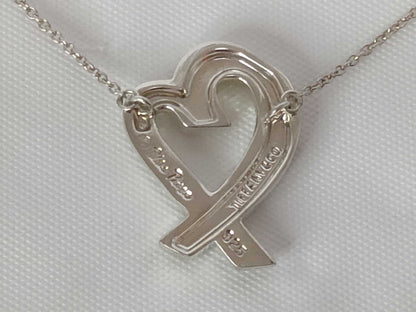 Tiffany & Co. Loving Heart Large Necklace, Paloma Picasso, 925 Sterling Silver
