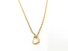 Tiffany & Co. Tiffany Necklace Open Heart Mini Elsa Peretti 18K Necklace