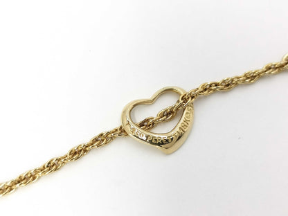 Tiffany & Co. Tiffany Necklace Open Heart Mini Elsa Peretti 18K Necklace