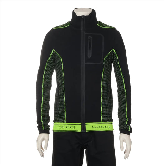 GUCCI Nylon and Polyurethane Knit Jacket, Size M, 698540