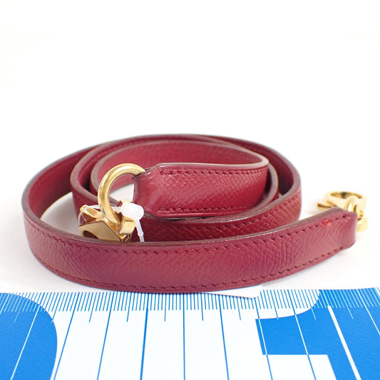 HERMES HERMES Shoulder Strap Couchvel Rouge H Strap