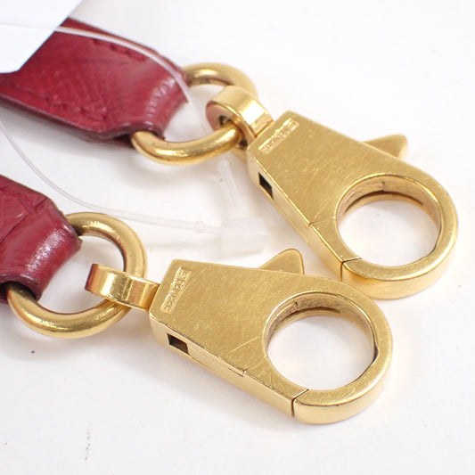 HERMES HERMES Shoulder Strap Couchvel Rouge H Strap