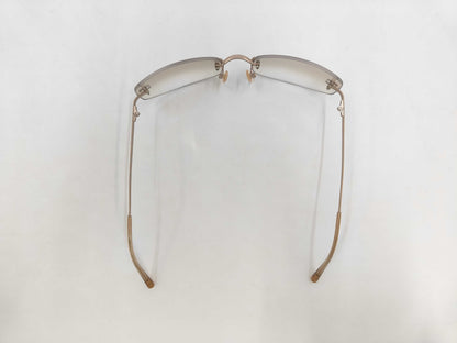  CHANEL Coco Mark Rimless Sunglasses Gray Sunglasses & Glasses