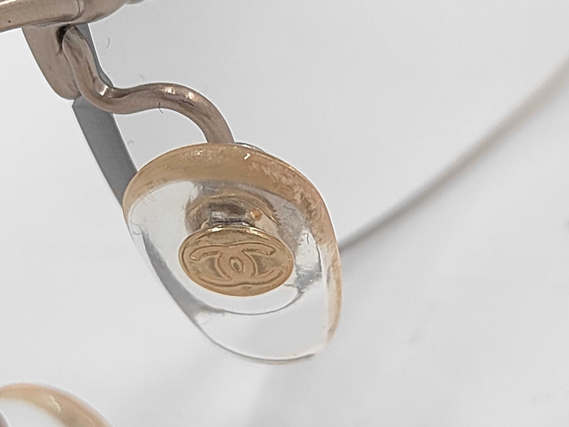  CHANEL Coco Mark Rimless Sunglasses Gray Sunglasses & Glasses