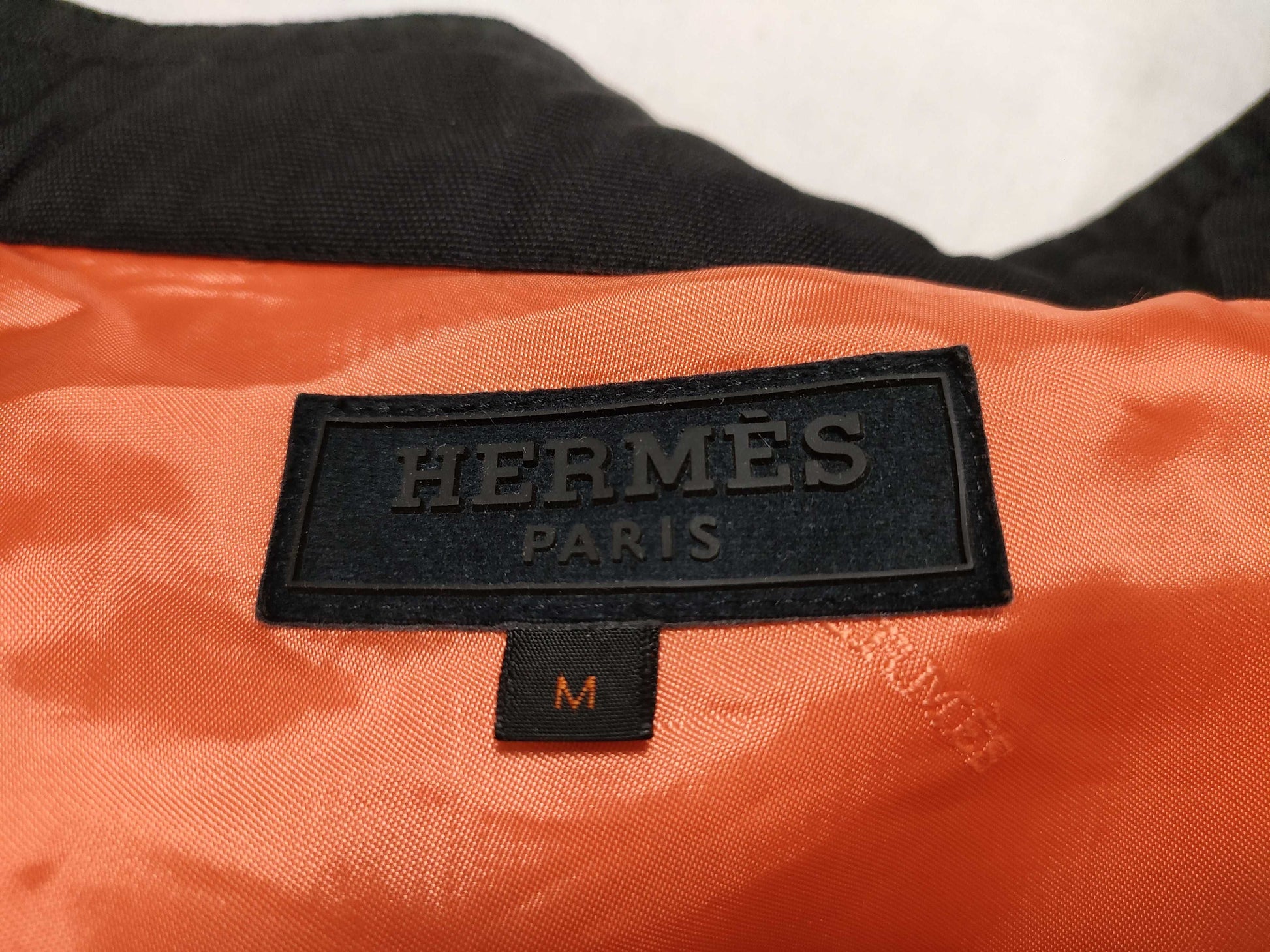 HERMES Etrile Zip-Up Rider's Jacket Nylon Size M