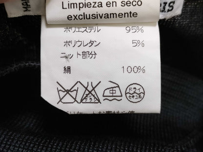 HERMES Cardigan Velvet Serie Button Black Size 40 Tops