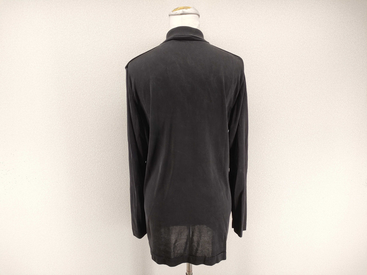HERMES Cardigan Velvet Serie Button Black Size 40 Tops
