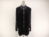 HERMES Cardigan Velvet Serie Button Black Size 40 Tops