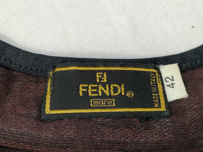 FENDI Zucca T-shirt Brown Tops
