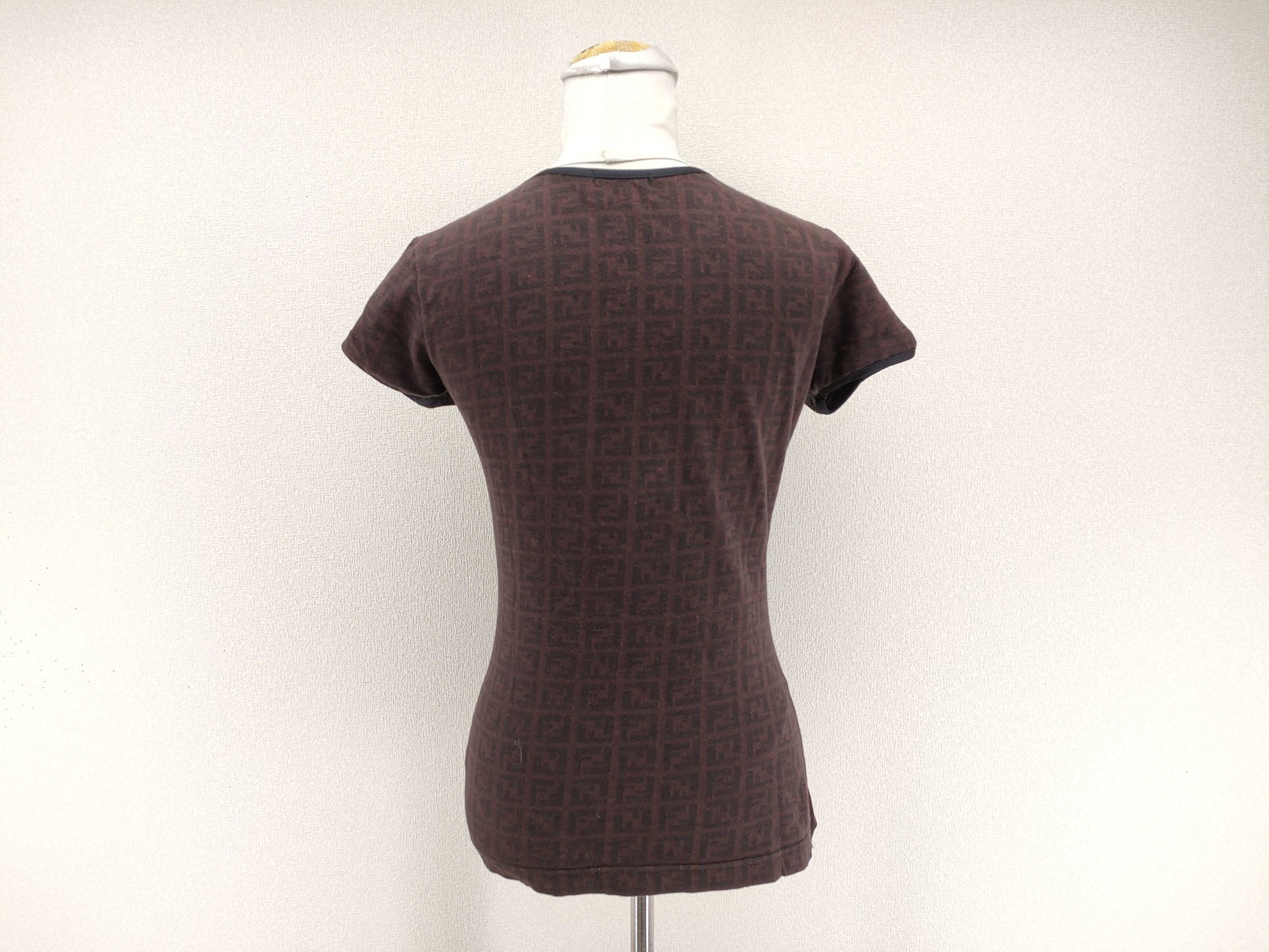 FENDI Zucca T-shirt Brown Tops