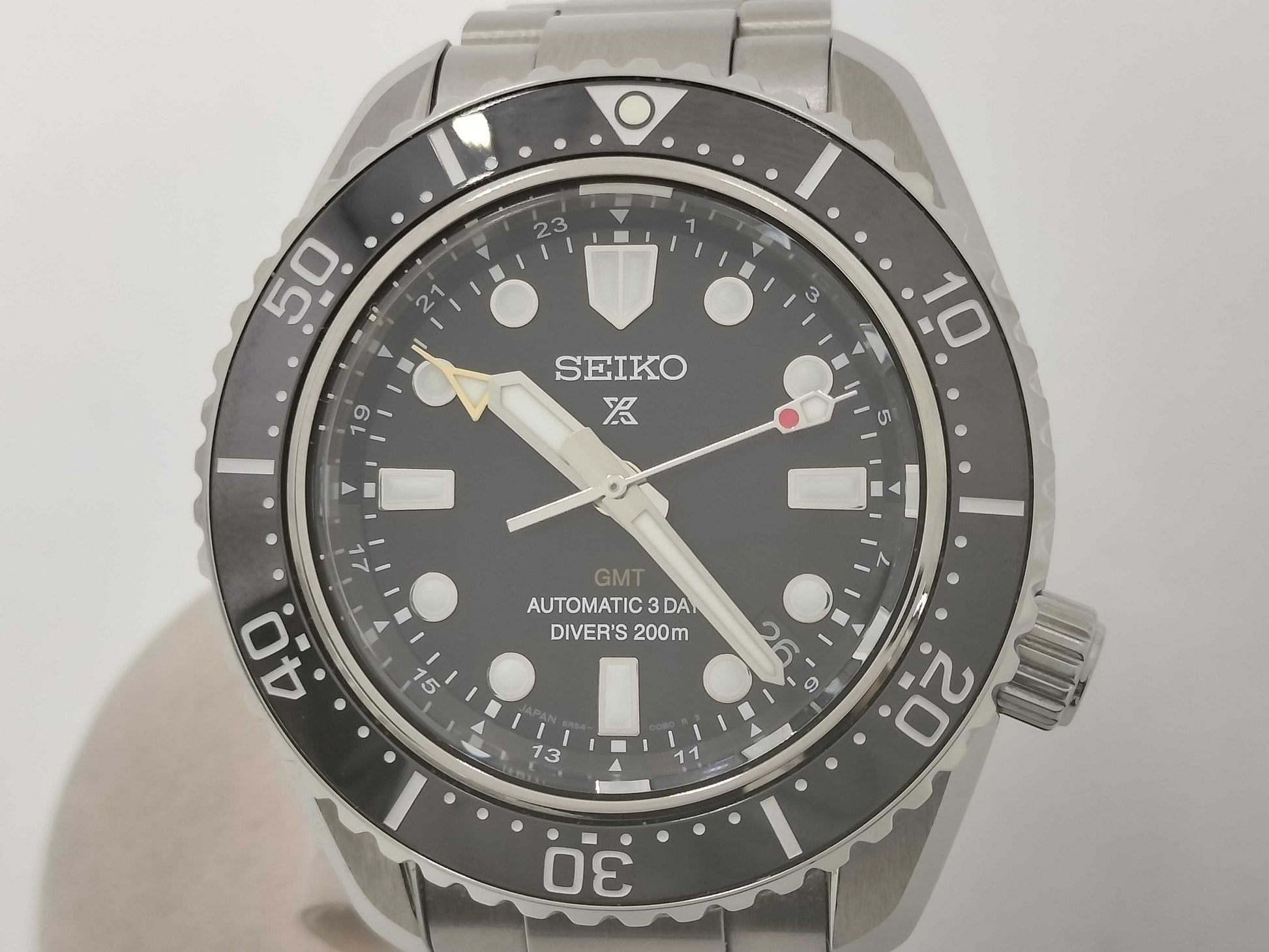 SEIKO 6R54-00D0 580321 Black Dial Automatic 5 Links Warranty Included 2025.11.01 Men's Watch