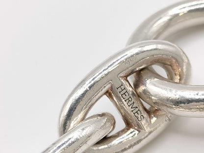 HERMES Chaine d'Ancre TGM 11 links 106.1g 21 stamps Ag925 bracelet/bangle