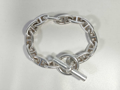 HERMES Chaine d'Ancre GM 13 links 66.6g Ag925 Bracelet Bracelet Bangle