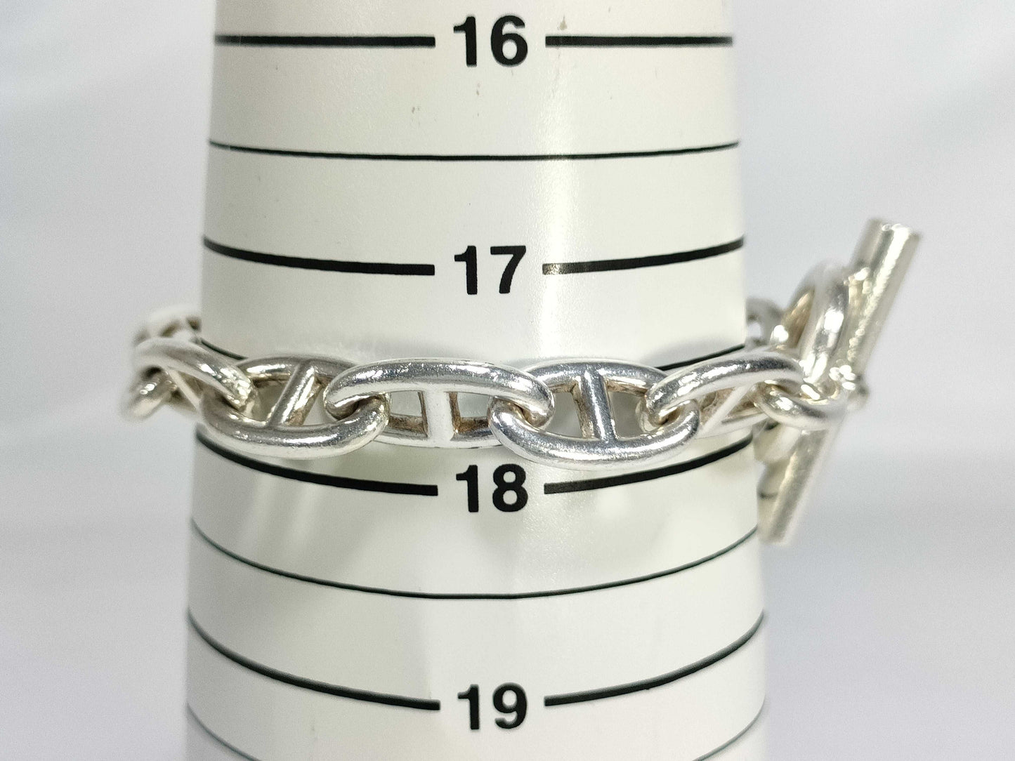HERMES Chaine d'Ancre GM 13 links 66.6g Ag925 Bracelet Bracelet Bangle