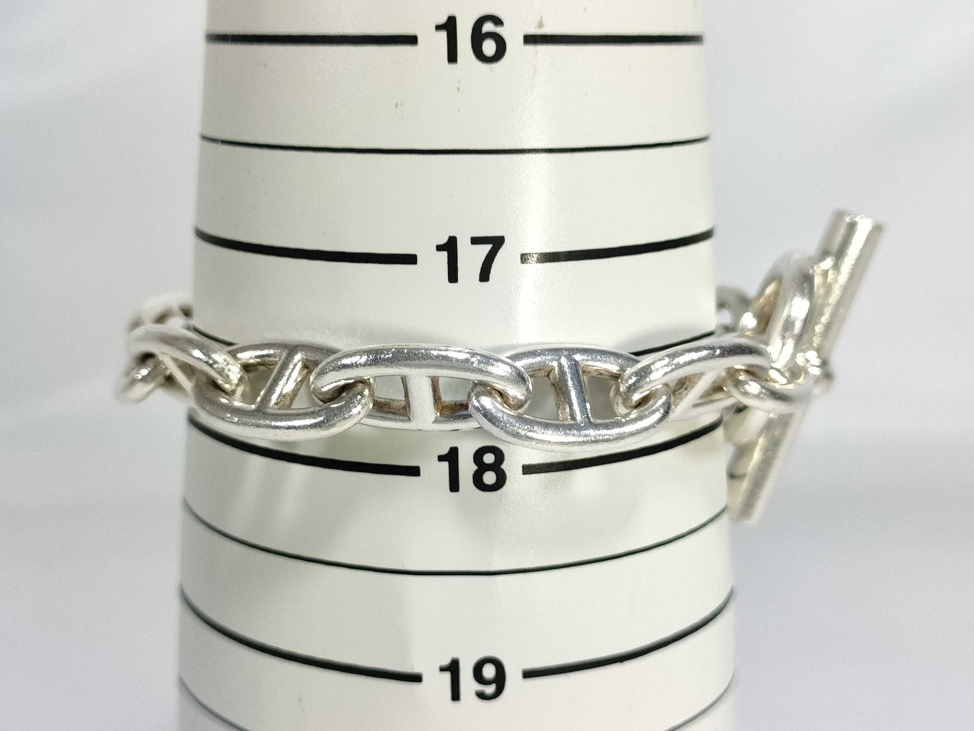 HERMES Chaine d'Ancre GM 13 links 66.6g Ag925 Bracelet Bracelet Bangle