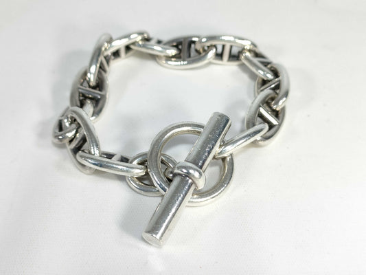 HERMES Chaine d'Ancre GM 13 links 72.2g Ag925 Bracelet Bracelet Bangle