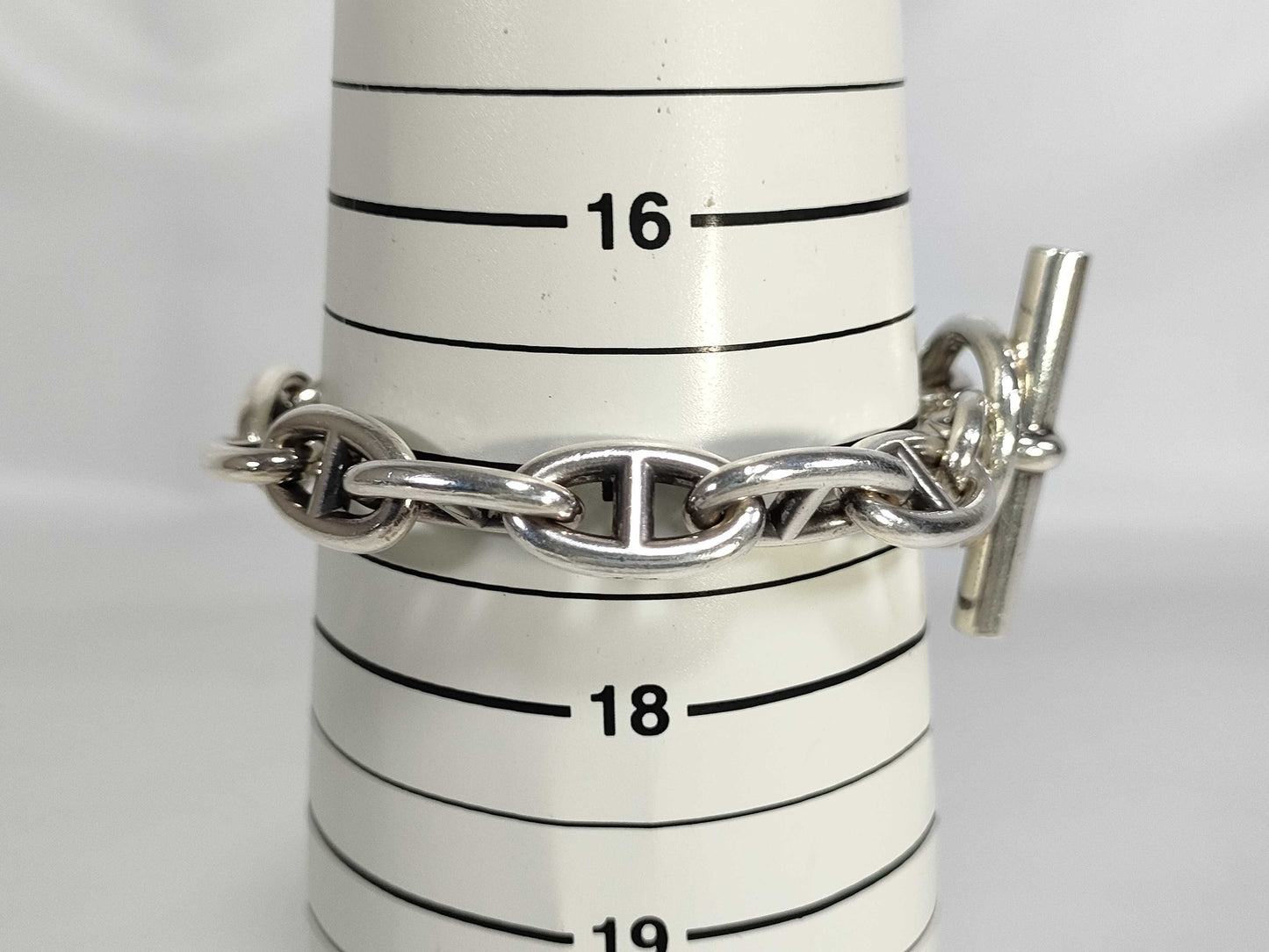 HERMES Chaine d'Ancre GM 13 links 72.2g Ag925 Bracelet Bracelet Bangle