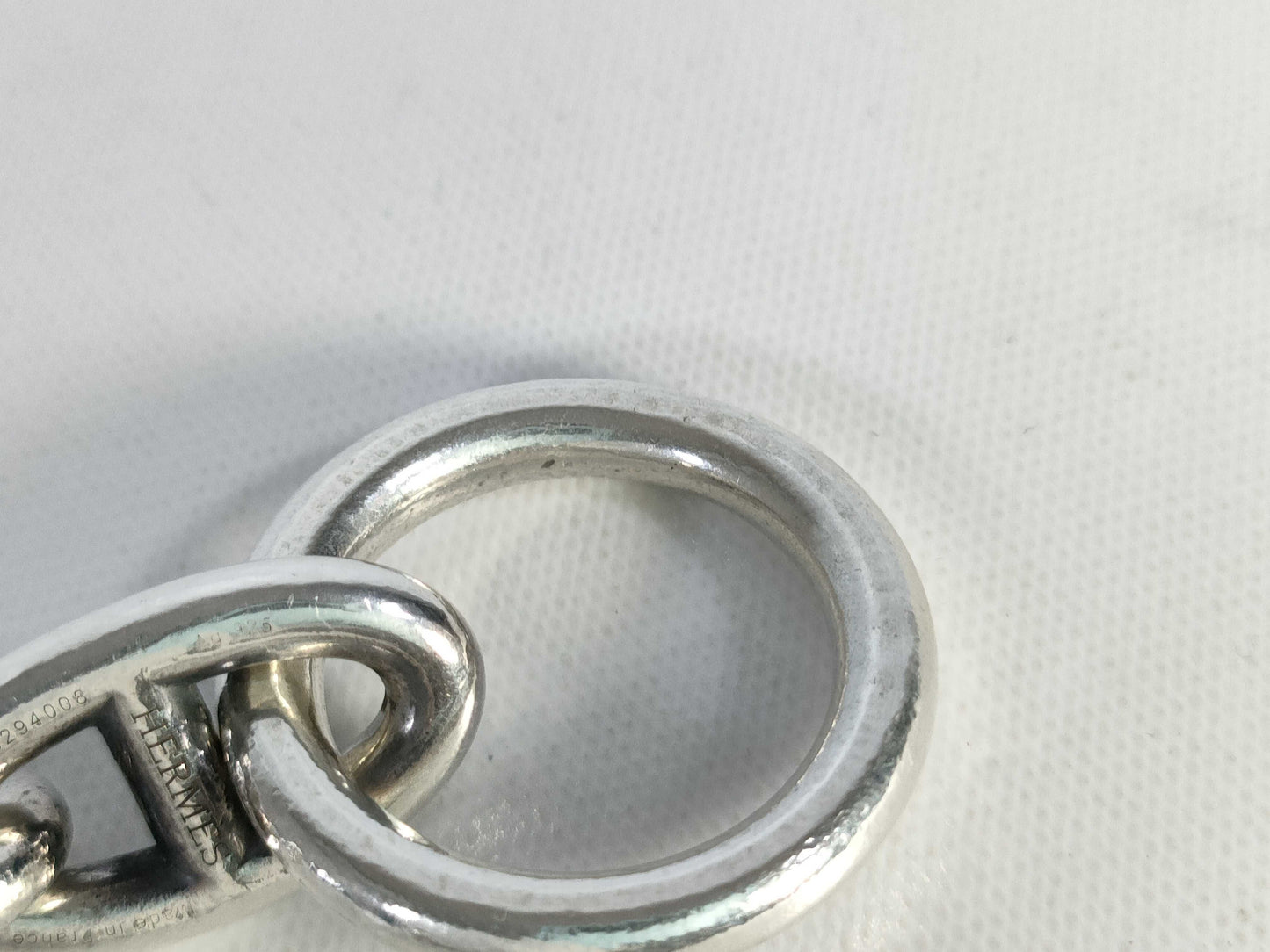 HERMES Chaine d'Ancre GM 13 links 72.2g Ag925 Bracelet Bracelet Bangle