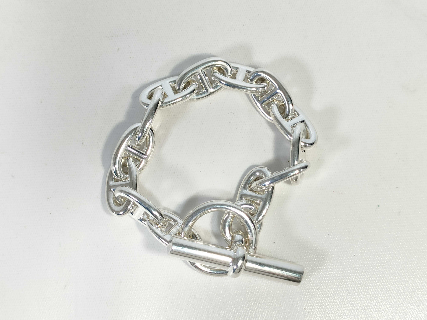 HERMES Chaine d'Ancre MM 13 links 50g Ag925 bracelet Bracelet Bracelet Bangle