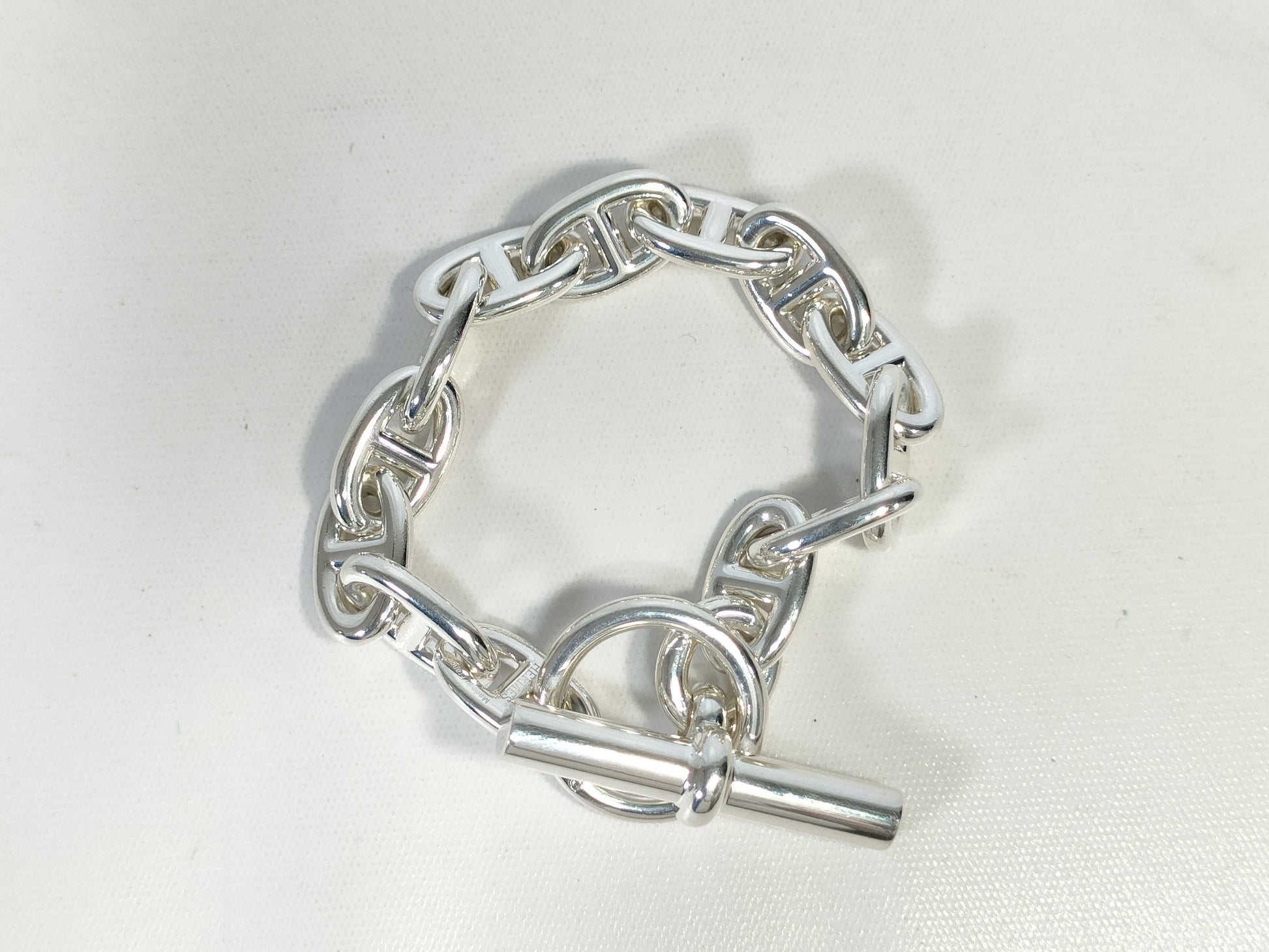 HERMES Chaine d'Ancre MM 13 links 50g Ag925 bracelet Bracelet Bracelet Bangle
