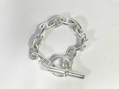 HERMES Chaine d'Ancre MM 13 links 50g Ag925 bracelet Bracelet Bracelet Bangle