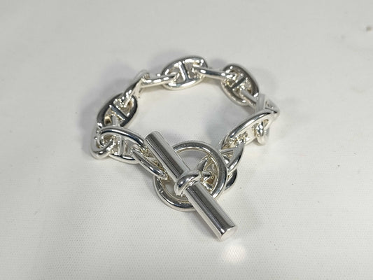 HERMES Chaine d'Ancre MM 13 links 50g Ag925 bracelet Bracelet Bracelet Bangle