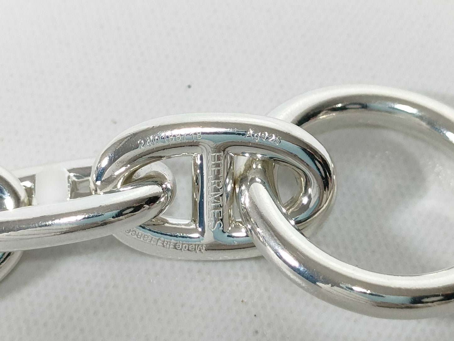 HERMES Chaine d'Ancre MM 13 links 50g Ag925 bracelet Bracelet Bracelet Bangle