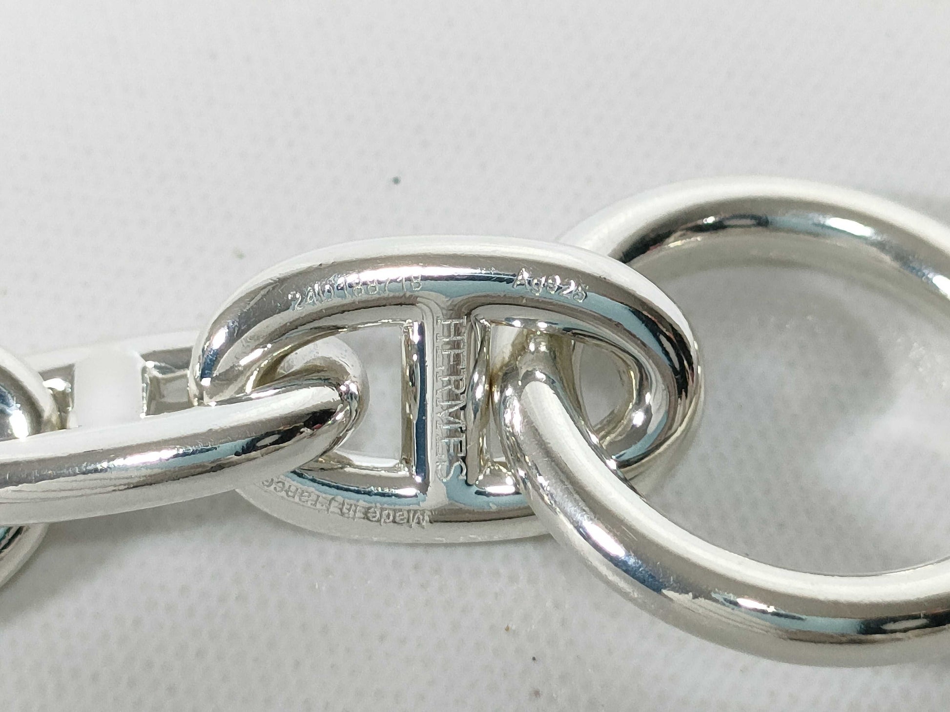 HERMES Chaine d'Ancre MM 13 links 50g Ag925 bracelet Bracelet Bracelet Bangle