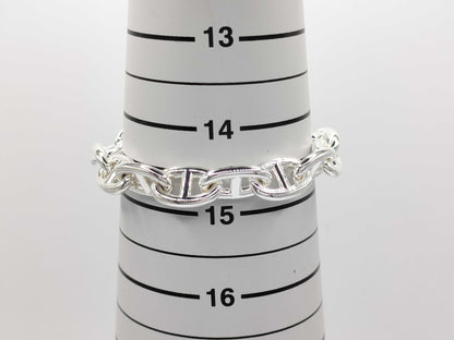 HERMES Chaine d'Ancre MM 14 links 50.6g 22 stamp Ag925 bracelet/bangle