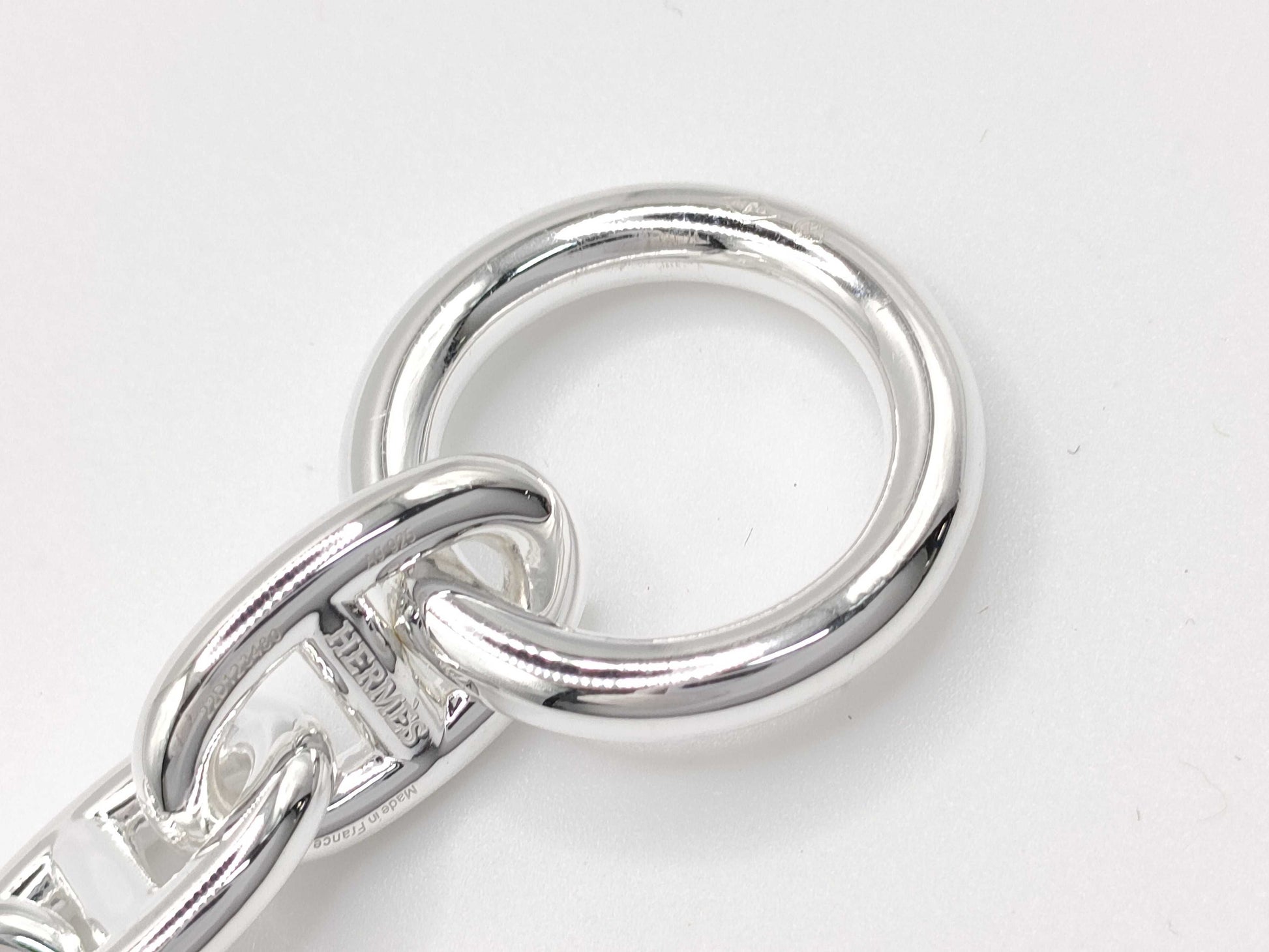 HERMES Chaine d'Ancre MM 13 links 49.4g 22 stamped Ag925 bracelet/bangle