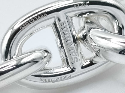HERMES Chaine d'Ancre MM 13 links 49.4g 22 stamped Ag925 bracelet/bangle