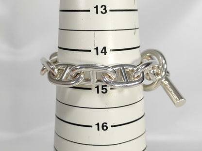 HERMES Chaine d'Ancre TGM 10-link 100g 23 stamped Ag925 bracelet