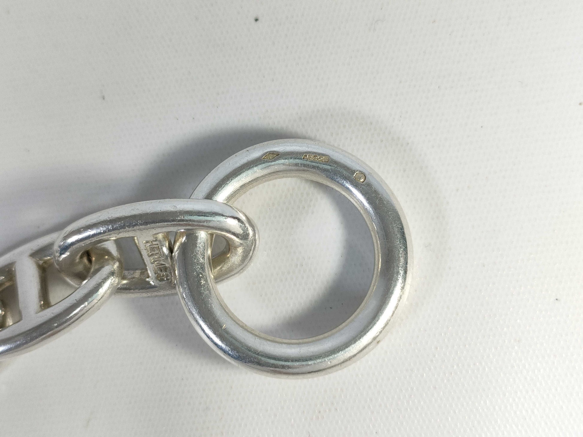 HERMES Margiela-era Chaine d'Ancre TGM 11-link, 101.4g, Stamped, Ag925 Bracelet