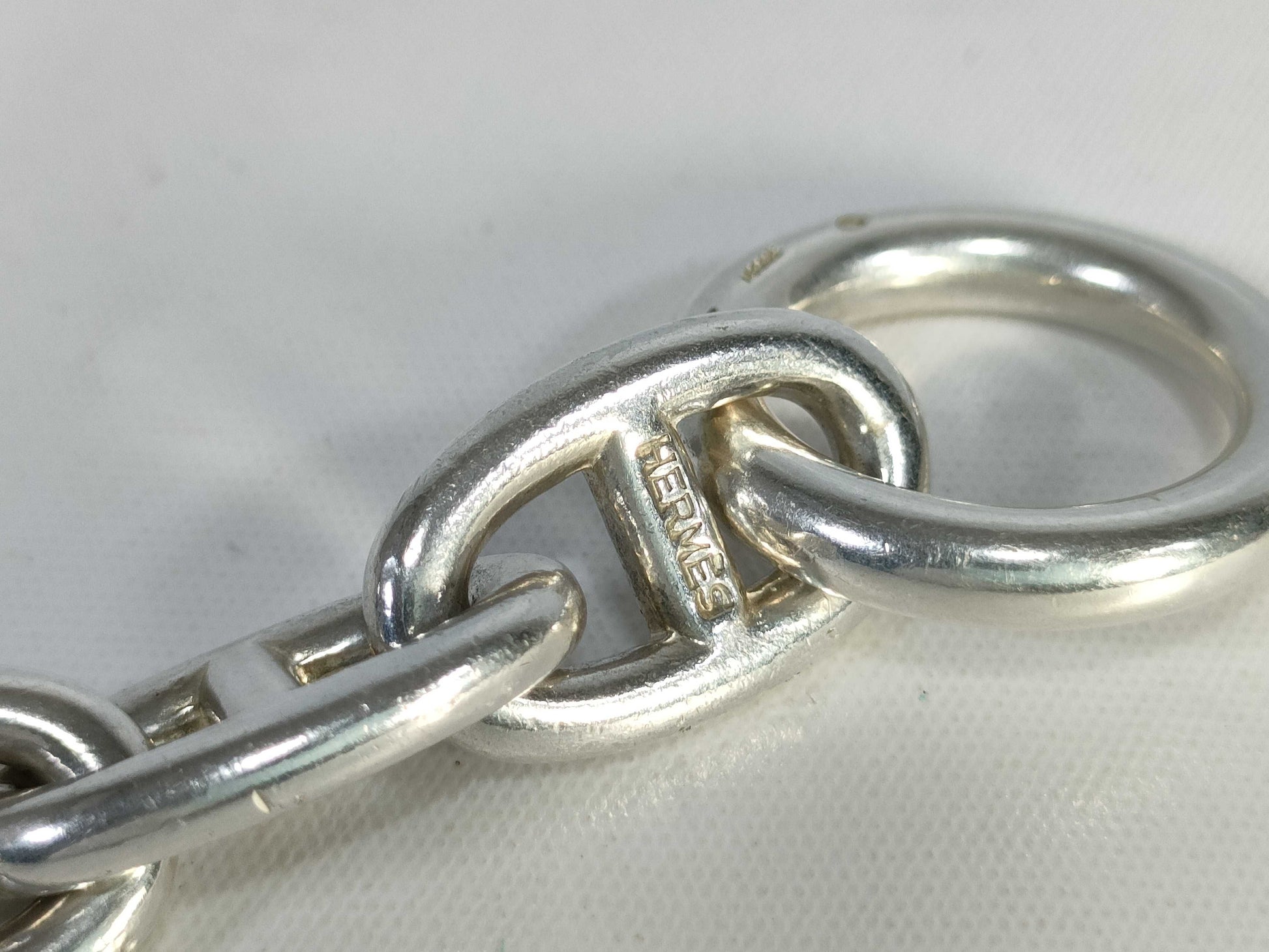 HERMES Margiela-era Chaine d'Ancre TGM 11-link, 101.4g, Stamped, Ag925 Bracelet