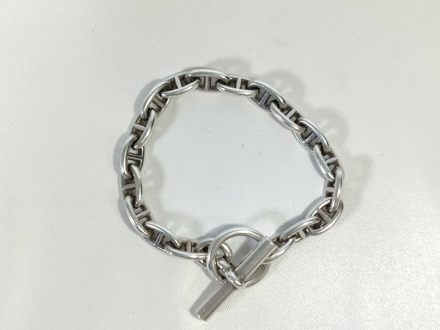 HERMES Margiela-era Chaine d'Ancre PM 18-link, 37g, Stamped, Ag925 Bracelet