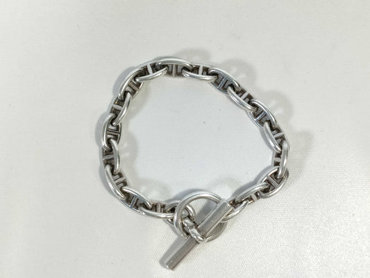 HERMES Margiela-era Chaine d'Ancre PM 18-link, 37g, Stamped, Ag925 Bracelet