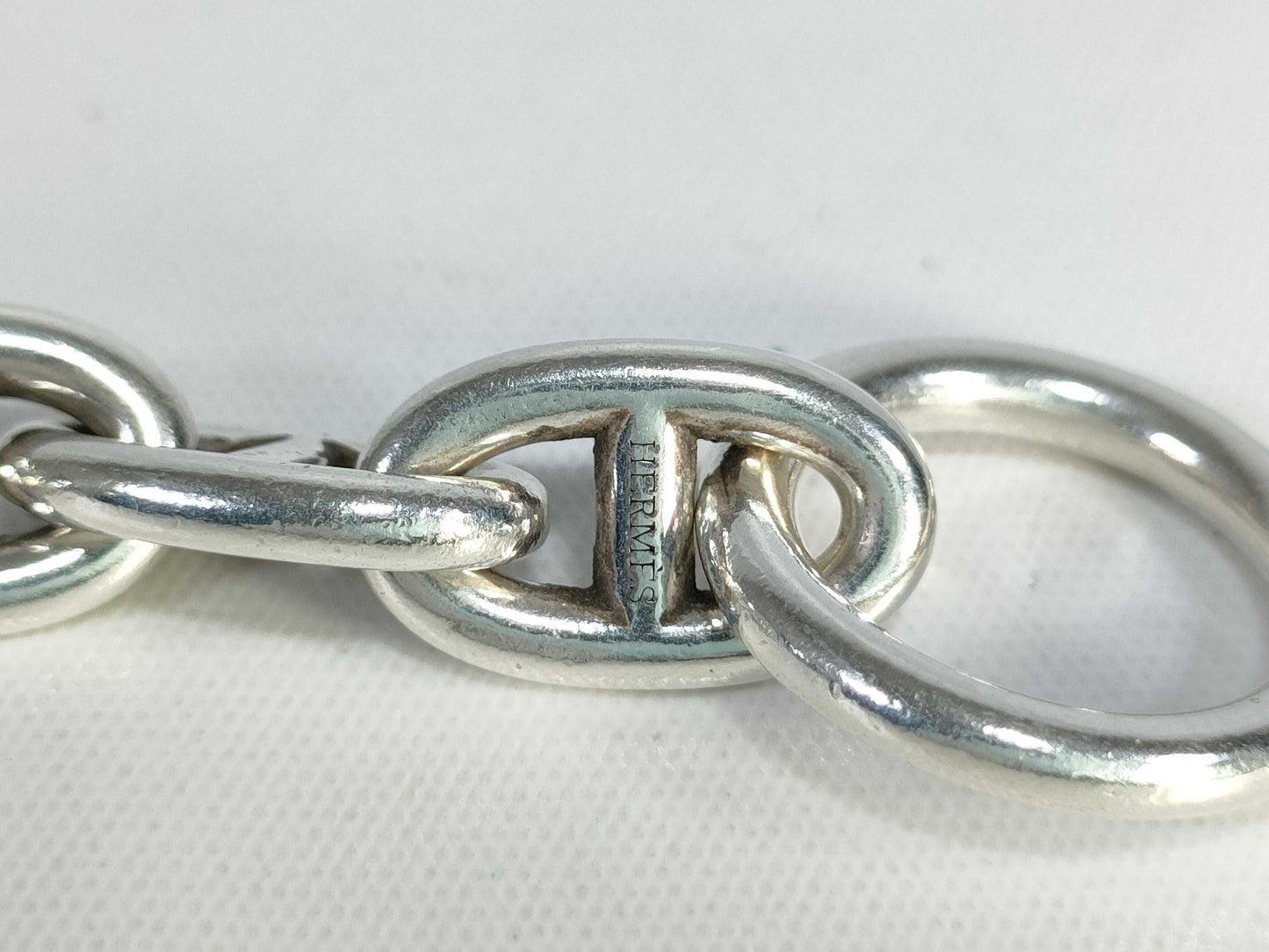 HERMES Chaine d'Ancre 18-link 62.2g SV925 Bracelet Bracelet/Bangle