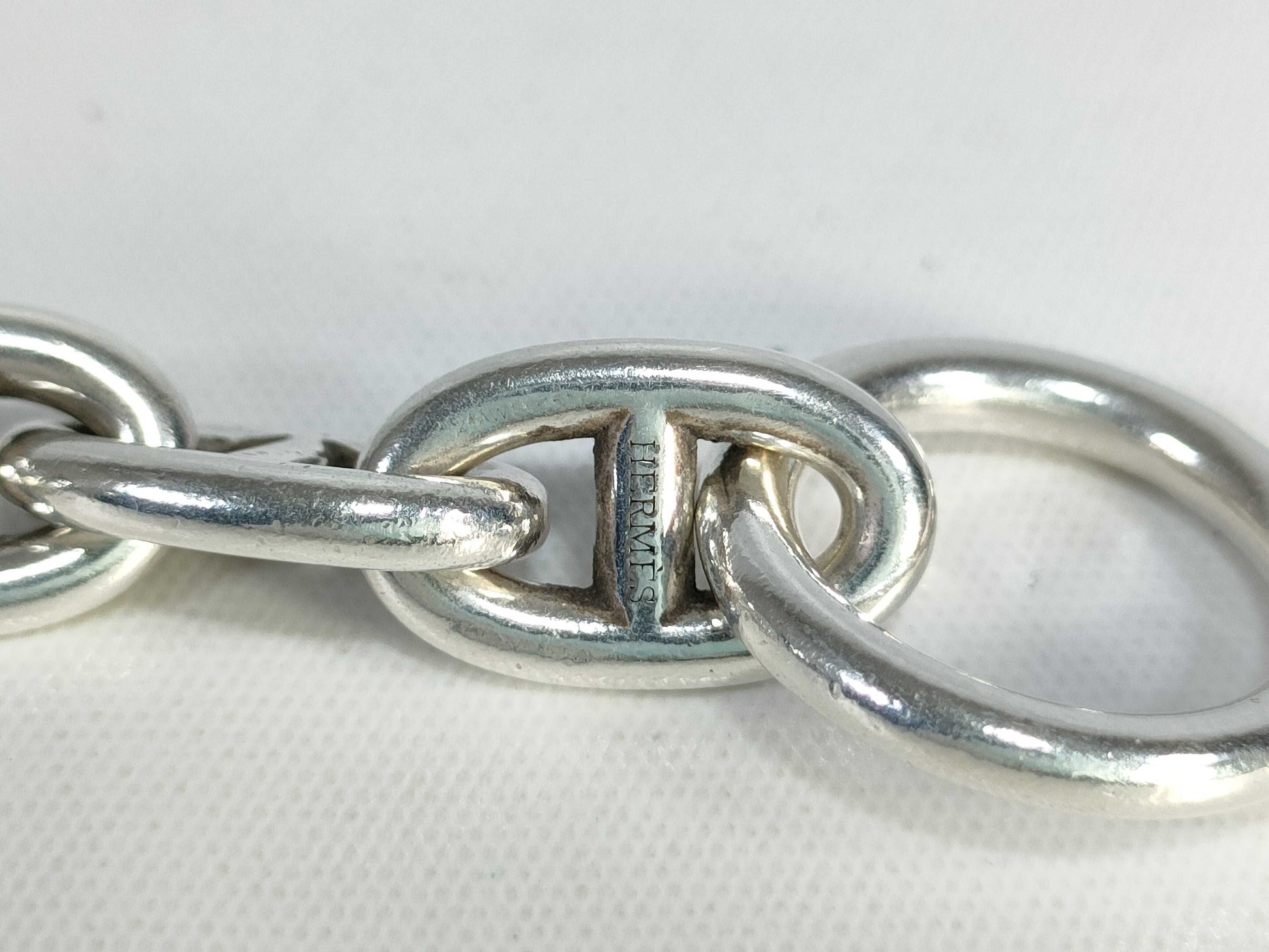 HERMES Chaine d'Ancre 18-link 62.2g SV925 Bracelet Bracelet/Bangle