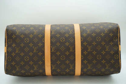 LOUIS VUITTON Monogram Keepall Bandouliere 50 M41416 Shoulder Strap Boston Bag