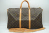 LOUIS VUITTON Monogram Keepall Bandouliere 50 M41416 Shoulder Strap Boston Bag