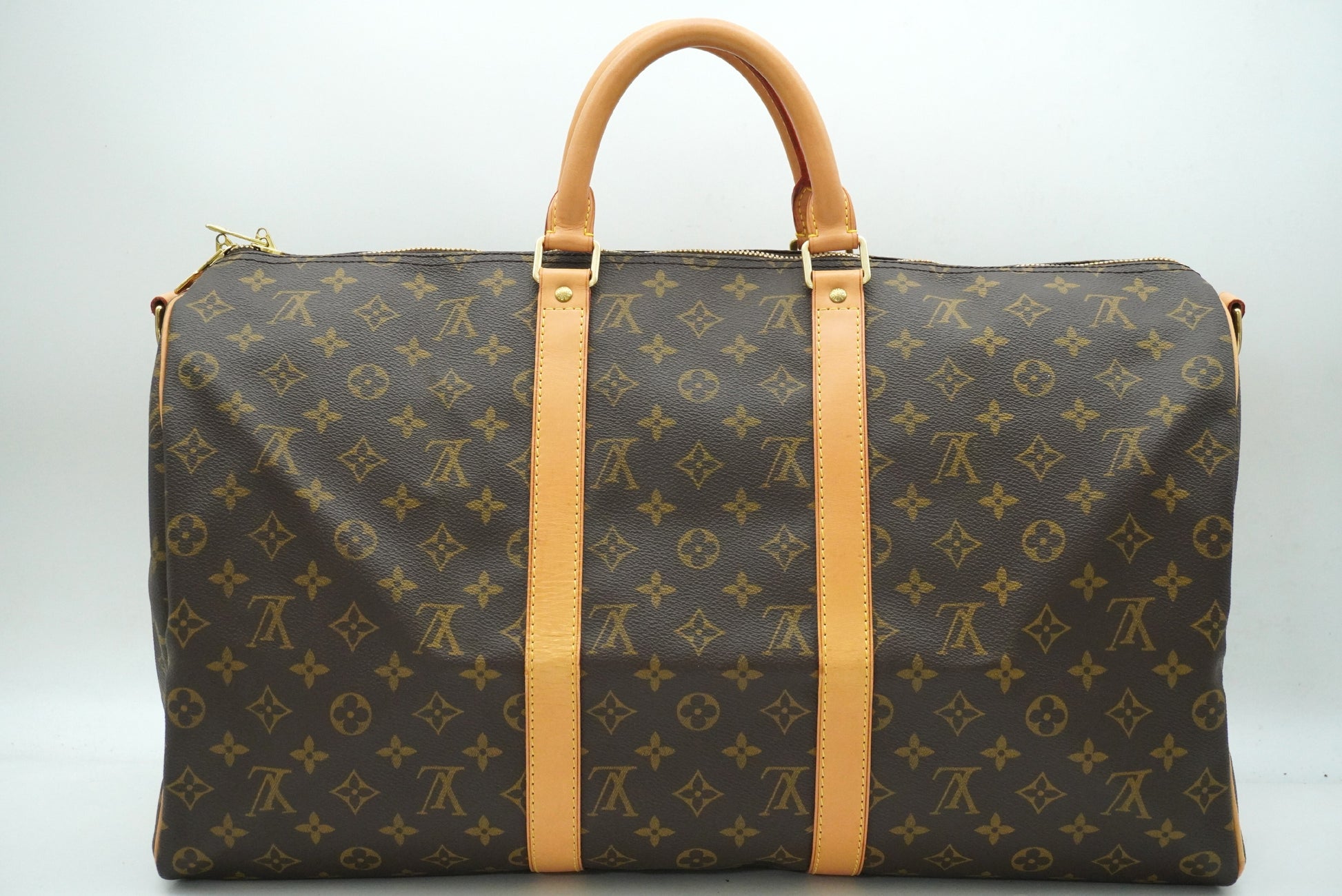 LOUIS VUITTON Monogram Keepall Bandouliere 50 M41416 Shoulder Strap Boston Bag