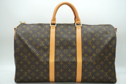 LOUIS VUITTON Monogram Keepall Bandouliere 50 M41416 Shoulder Strap Boston Bag